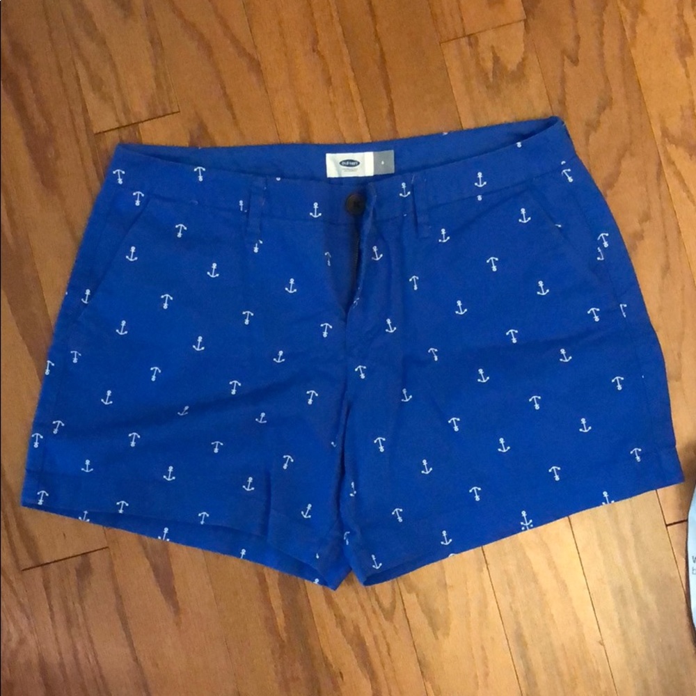 Old Navy Blue Anchor Shorts